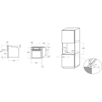 KitchenAid KOLSS 60602 Standardowy piekarnik wielofunkcyjny