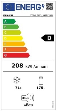 LIEBHERR ICBNdi5183 Peak BioFresh NoFrost